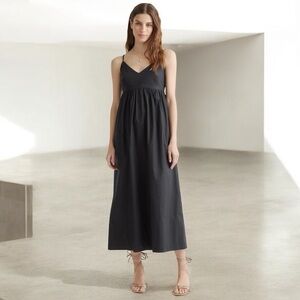 Quince organic cotton‎ midi dress size small, nwt